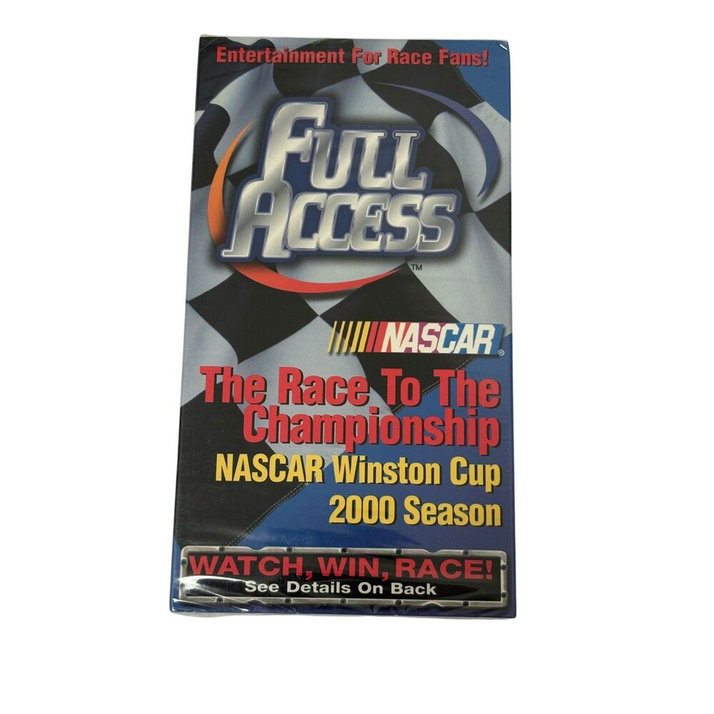 Nascar Full Access-The Race To The Championship-Winston Cup 2000 Season-VHS-New